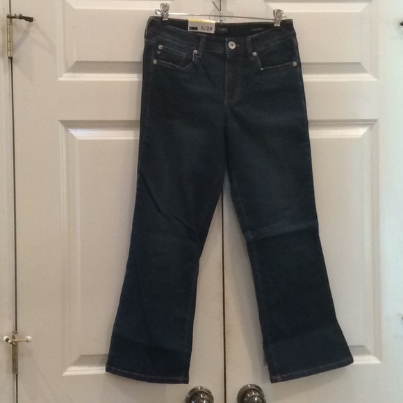 Chaps Denim - Women’s Chaps Mid Rise Crop Kick Jeans Blue NWT